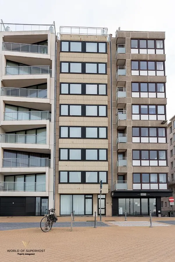 Frontaal zeezicht Martinique Appartement Oostende