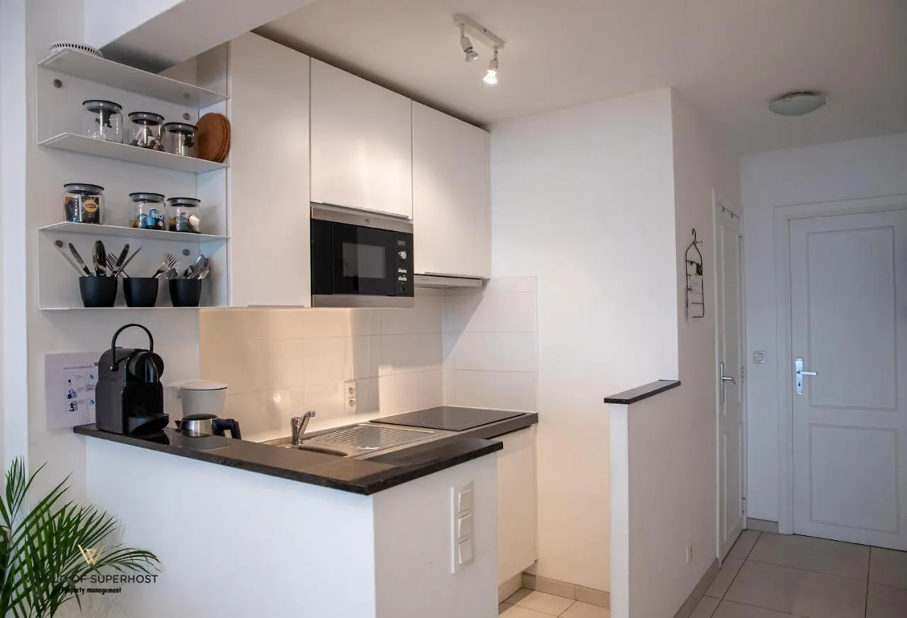 Frontaal zeezicht Martinique Appartement Oostende